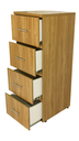 ARCHIVADOR DE MDP O MDF DE 4 GAVETAS