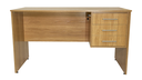 ESCRITORIO DE MDF O MDP - 3 CAJONES 