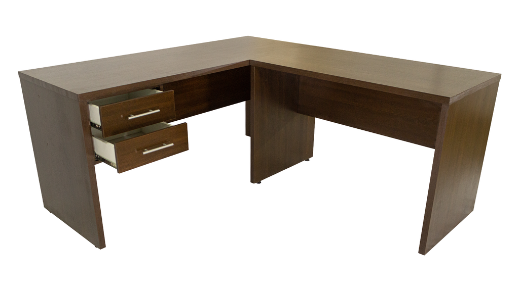 ESCRITORIO EJECUTIVO EN L CON MUEBLE DE APOYO INCORPORADO - TIPO 1