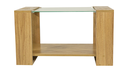 MESA RATONA O DE CENTRO RECTANGULAR MESADA DE VIDRIO