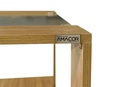 MESA RATONA O DE CENTRO RECTANGULAR MESADA DE VIDRIO