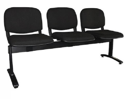 Tandem Tapizado de 3 Asientos