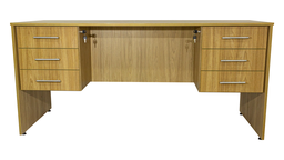 Escritorio de MDF o MDP - 6 Cajones 