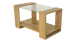 Mesa Ratona o de Centro Rectangular Mesada de Vidrio